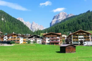 Canazei and Sellaronda, Val di Fassa.