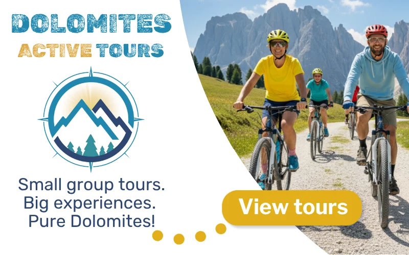 Dolomites Active Tours - Small group tours. Big experiences. Pure Dolomites! Click to View Tours.