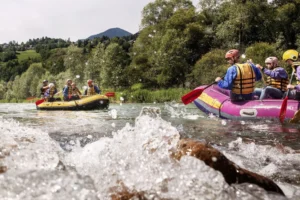 Dolomiti river rafting fiume Noce