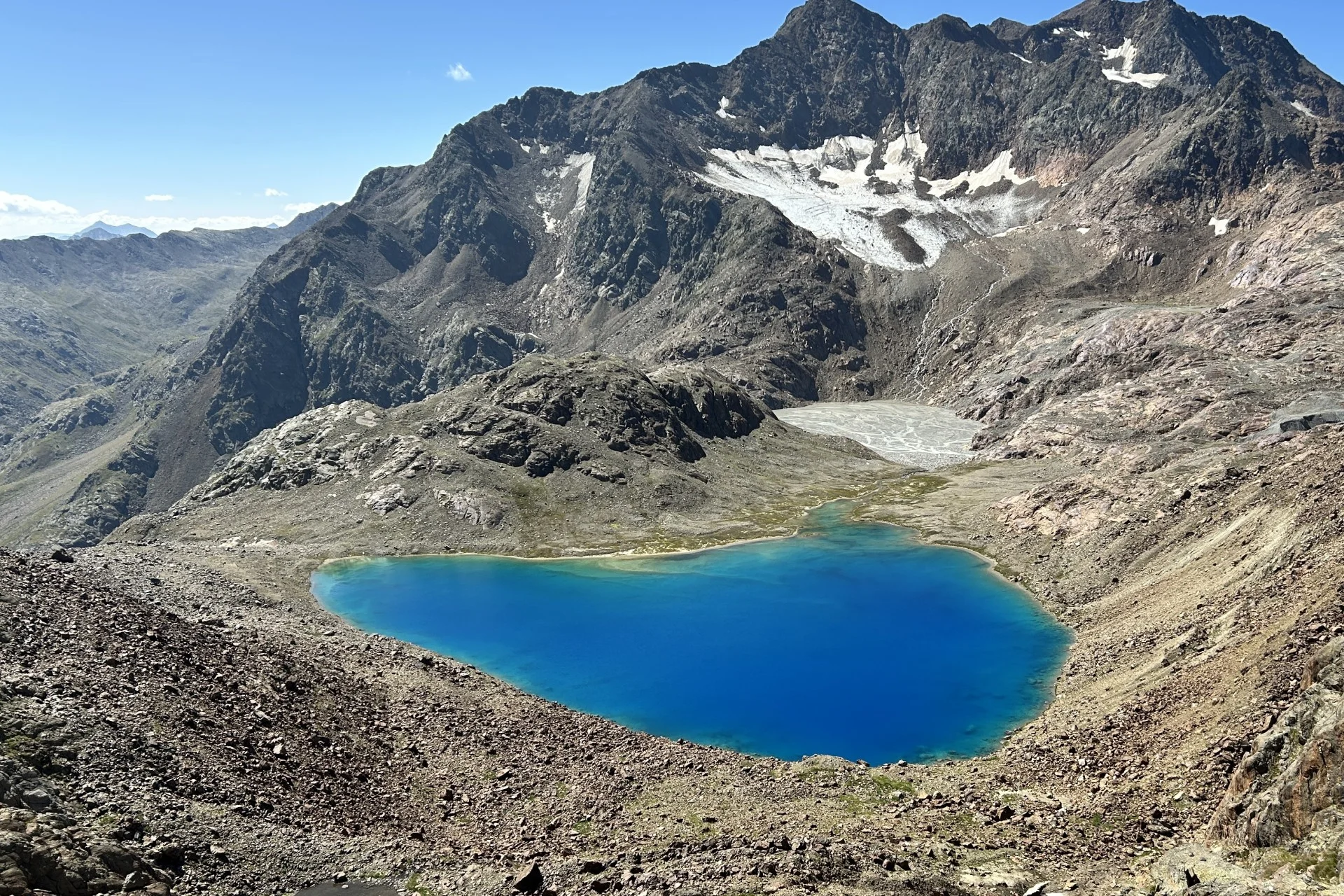 Glacial lake in Alto Adige.