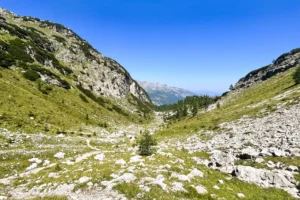 Hike to Groste near Lago di Tovel, Brenta.