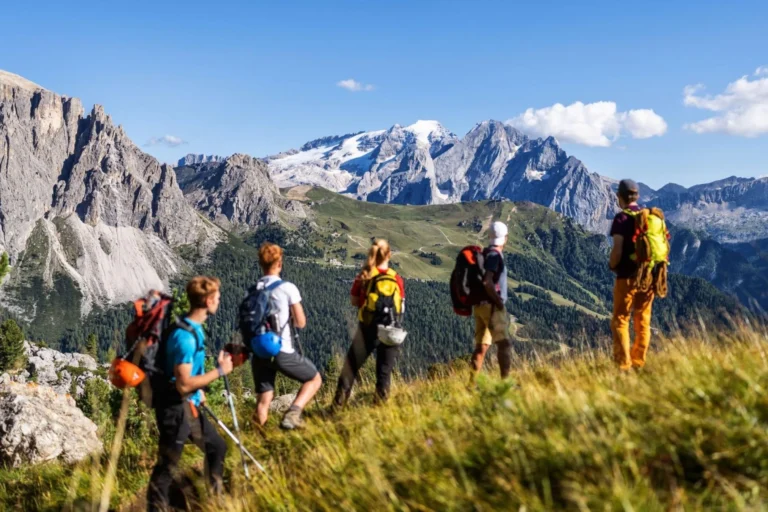 Hiking Group at Val di Fassa.