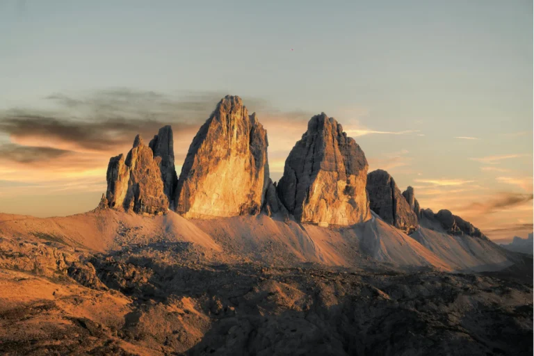 Sunset at Tre Cime di Lavaredo.