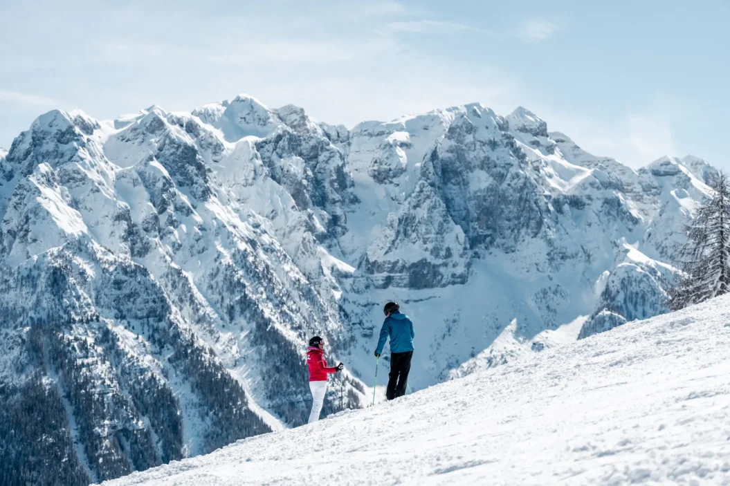 Amazing mountain scape views from Madonna di Campiglio.