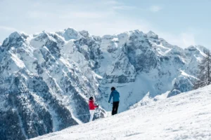 Amazing mountain scape views from Madonna di Campiglio.