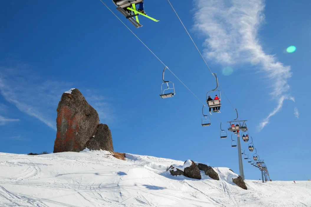 Arabba-Marmolada, Dolomites chairlifts.