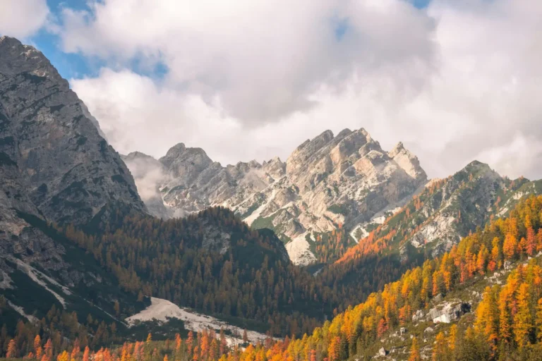 The Dolomites in Autumn.