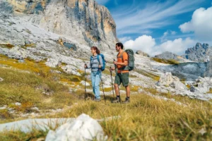 Hiking in Val di Fiemme.