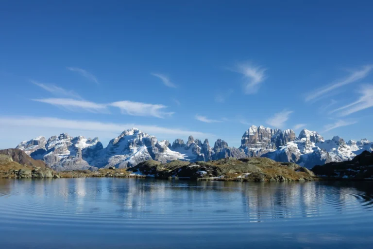 Lago di Cornisello in the Brenta Dolomites.