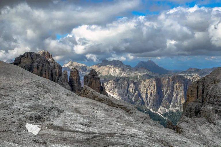 Panorama landscape from Piz Boè.
