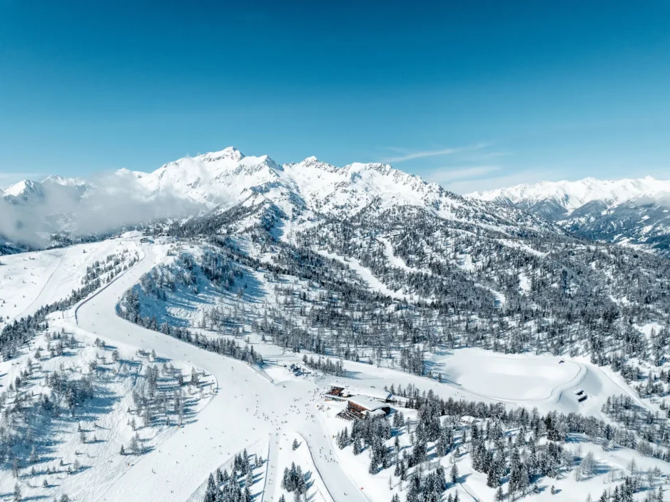 Madonna di Campiglio ski resort in the Monte Spinale area.