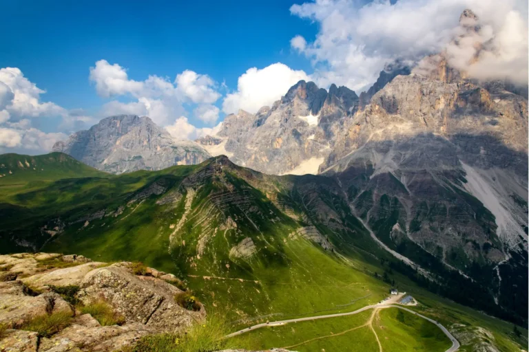 Ridgeline view from near San Martino Castrozza.