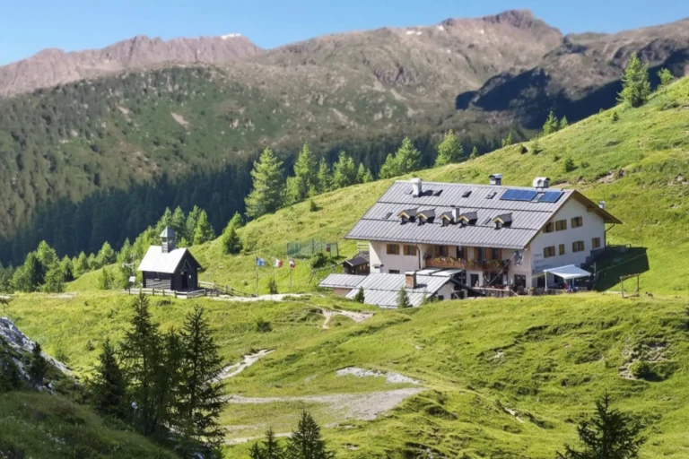 Passo Valles Rifugio Capanna.