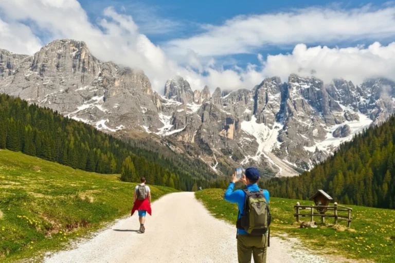 Val Venegia, trail towards Pale di San Martino.
